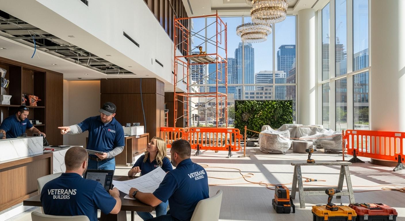 Denton Hotel Renovation: Why Veteran-Led Construction Is a Game-Changer