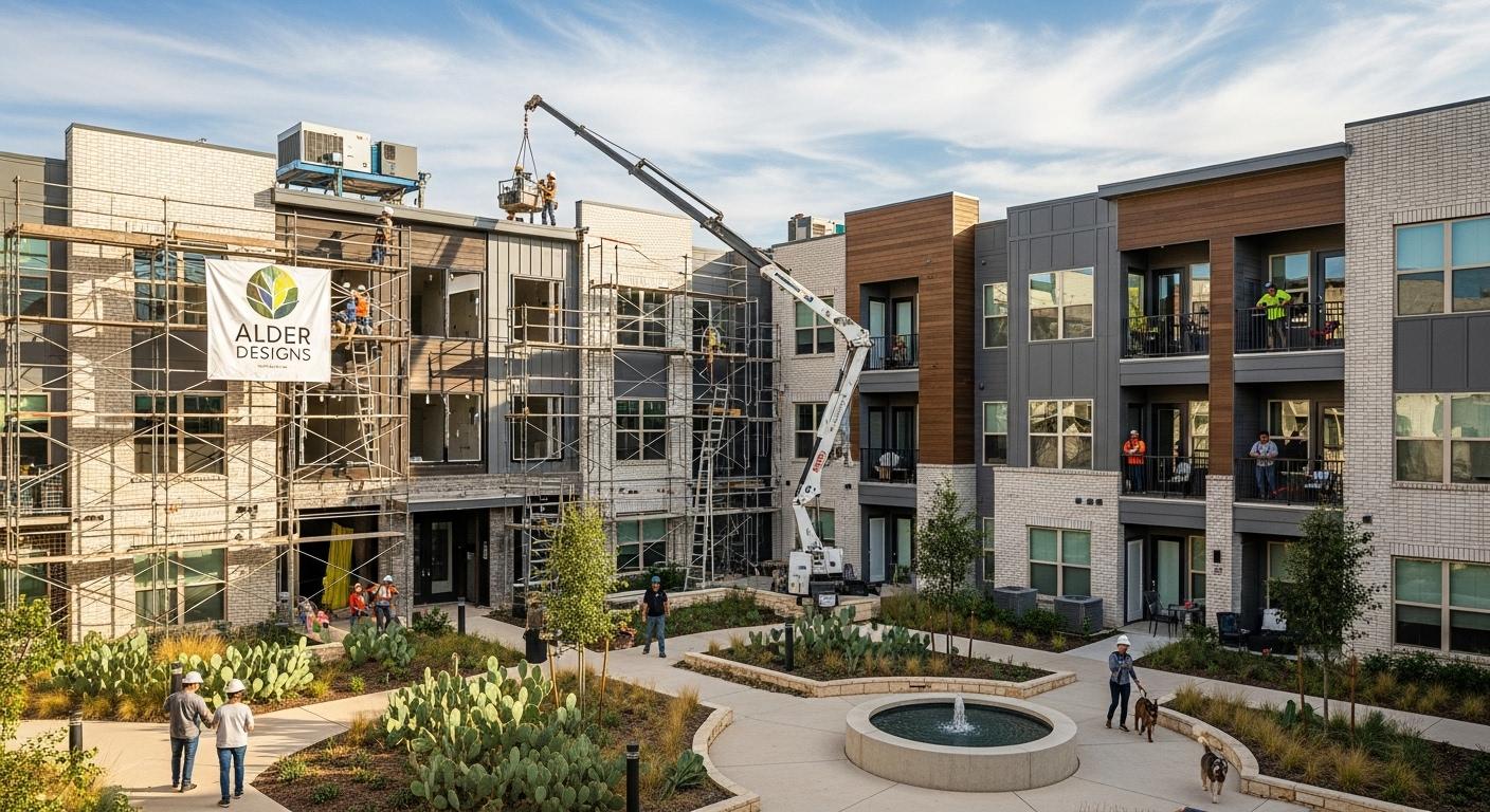 Phased Upgrade Construction for Multi-Family Properties in Fort Worth: Key Trends & Solutions by Alder Designs